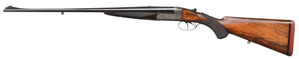 WESTLEY RICHARDS BOXLOCK DOUBLE RIFLE.