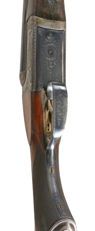 WESTLEY RICHARDS BOXLOCK DOUBLE RIFLE.