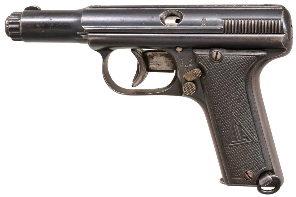 S# 7 ECIA MODEL 1930 PROTOTYPE SEMI AUTO PISTOL.