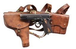 NORWEGIAN MODEL 1914 SEMI AUTO PISTOL RIG.