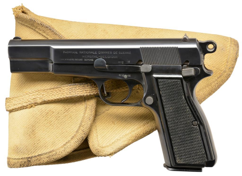 FN WARTIME ASSEMBLED HI POWER SEMI AUTO PISTOL.