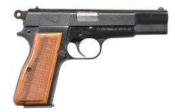 FN BUENOS AIRES POLICE HI POWER SEMI AUTO PISTOL.