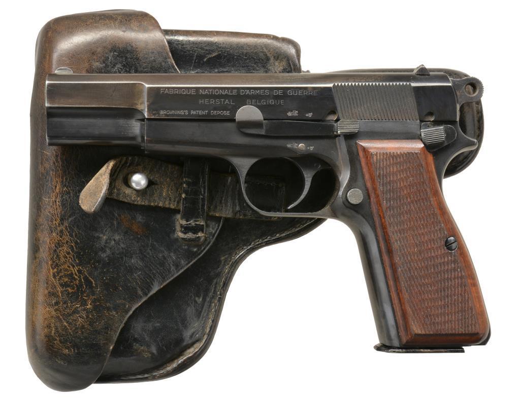 FN EARLY POST WAR HI POWER SEMI AUTO PISTOL.