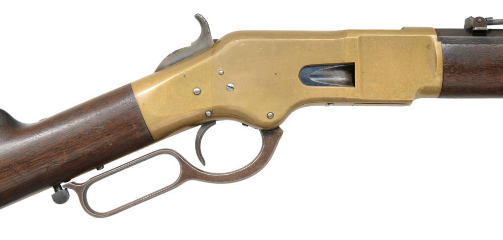 FINE WINCHESTER 1866 LEVER ACTION RIFLE.