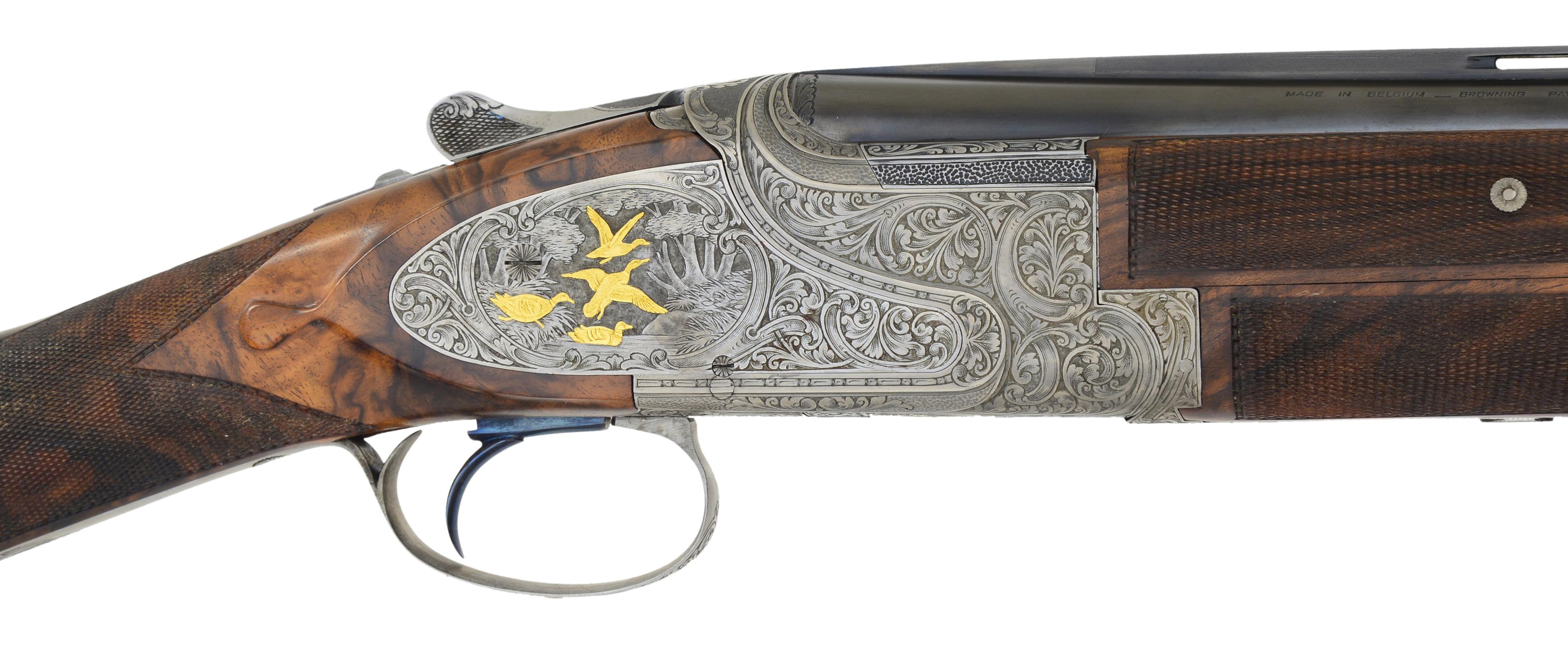 ANGELO BEE ENGRAVED BROWNING PRESENTATION GRADE