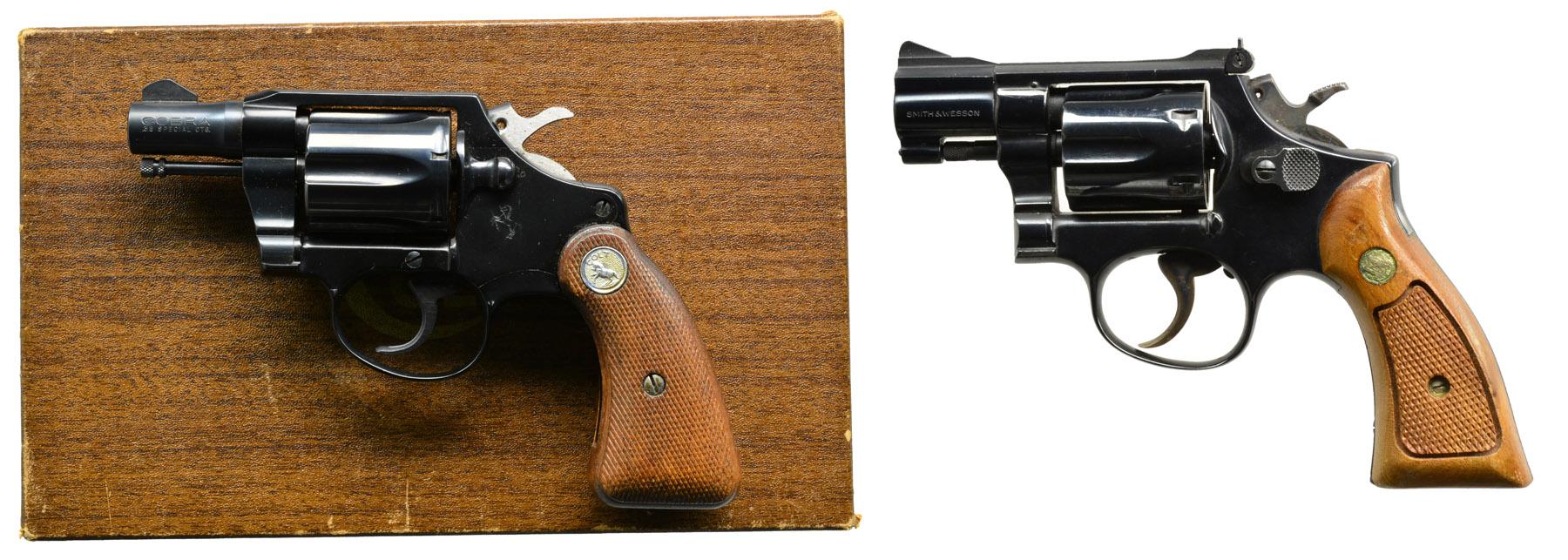 2 SNUB NOSE REVOLVERS.