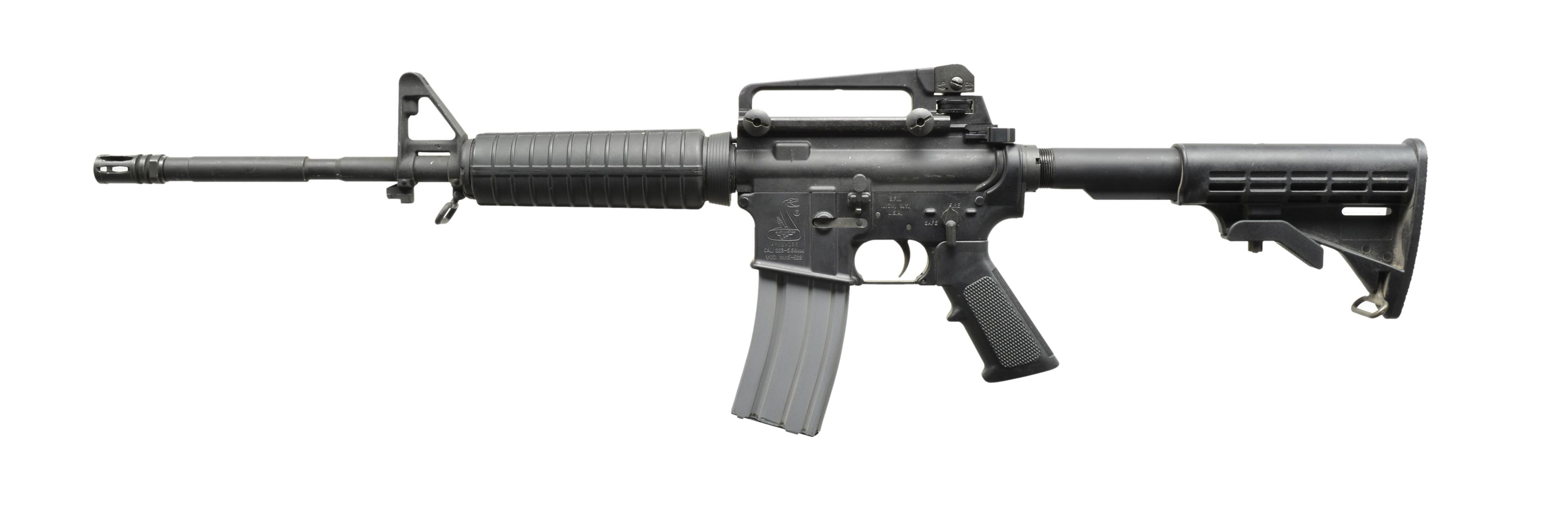 2 BUSHMASTER XM15-E2S SEMI AUTO RIFLES.