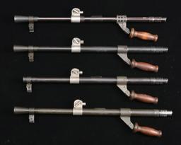 4 BREN BARREL ASSEMBLIES.