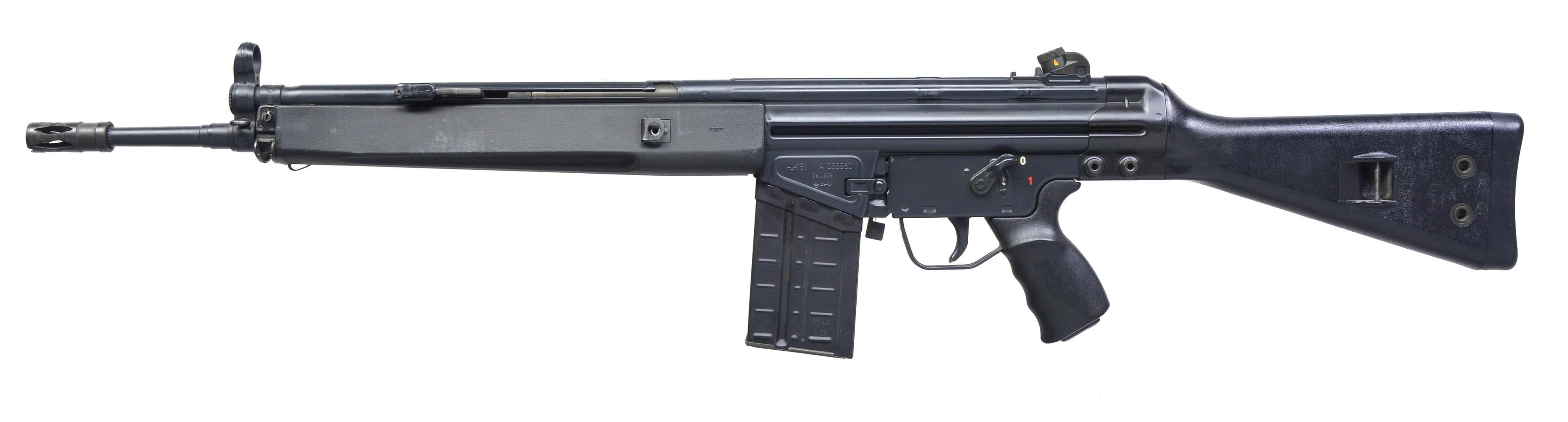 H & K 91 RIFLE.