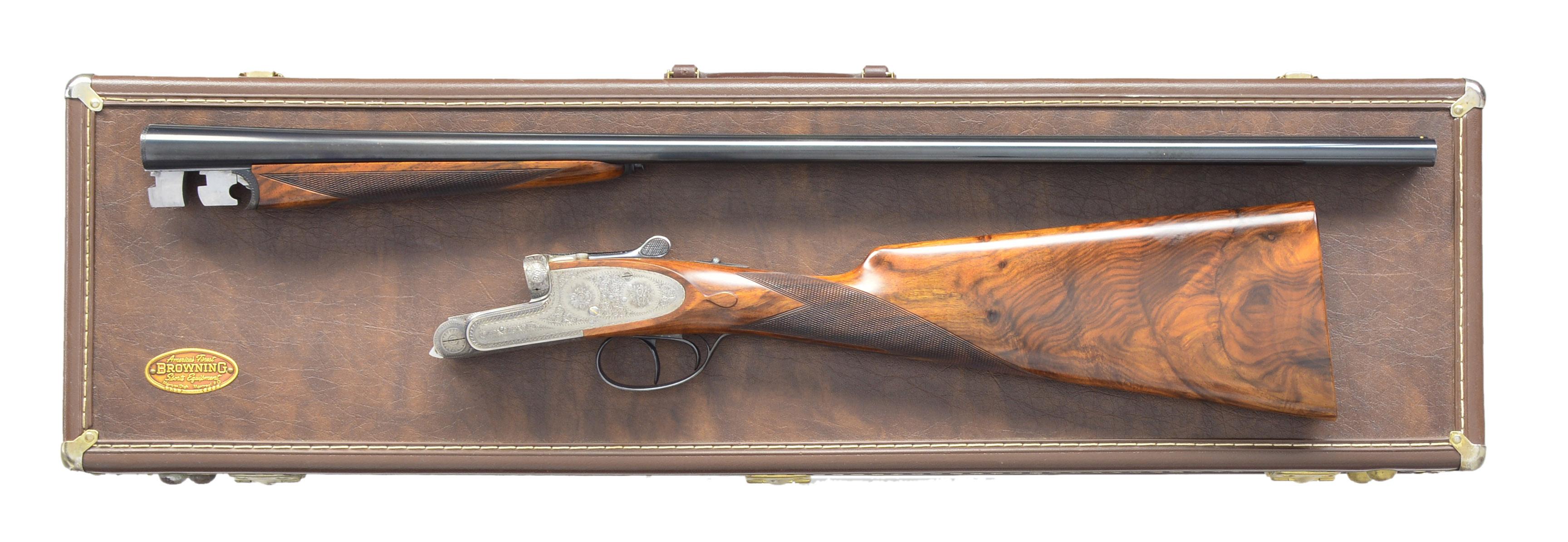 GRULLA MODEL 216 SIDELOCK EJECTOR SXS SHOTGUN.