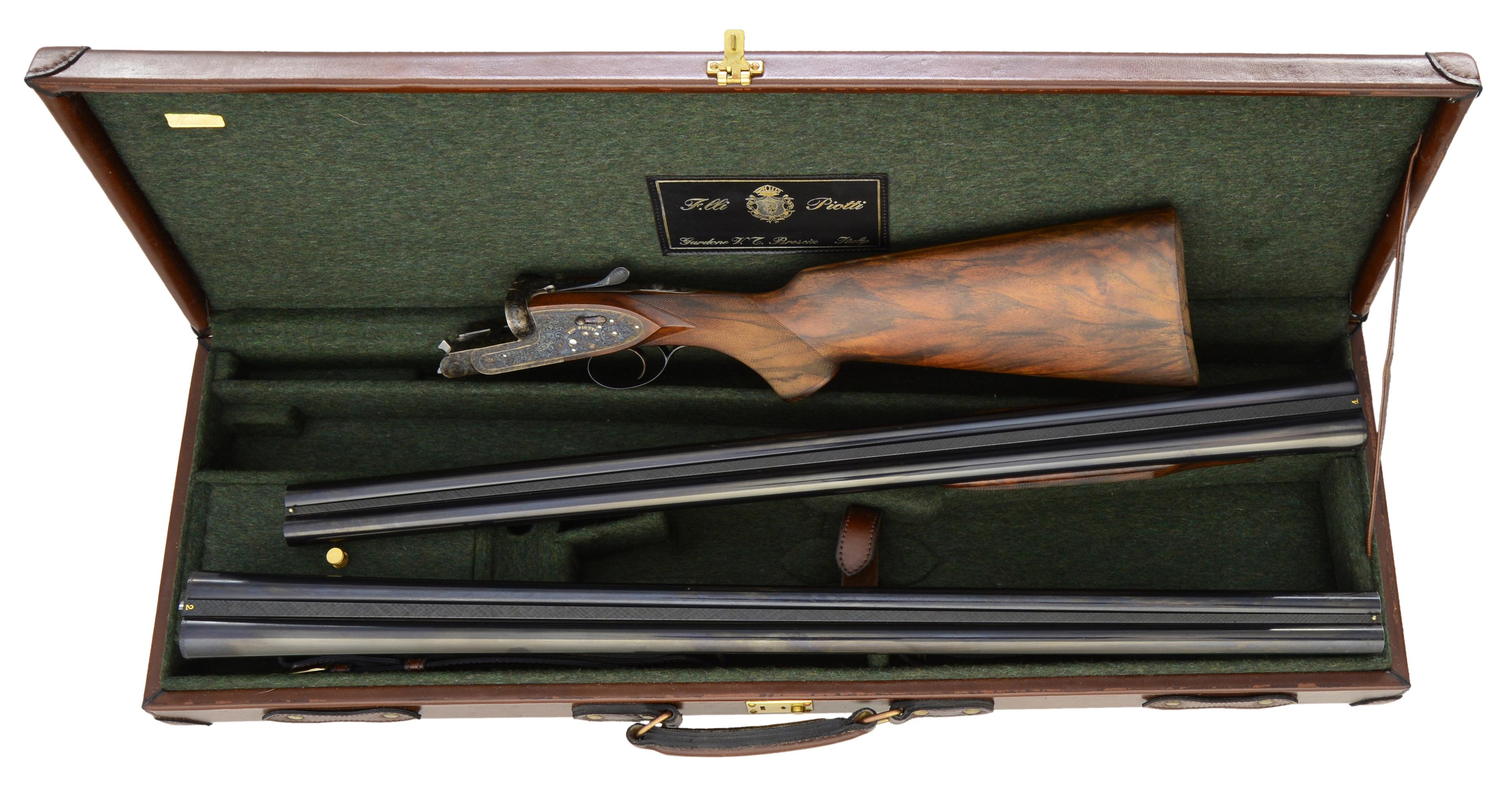 PIOTTI MONTE CARLO SIDELOCK SXS SHOTGUN.