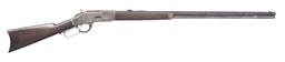 WINCHESTER EXTRA LONG 1873 LEVER ACTION RIFLE.