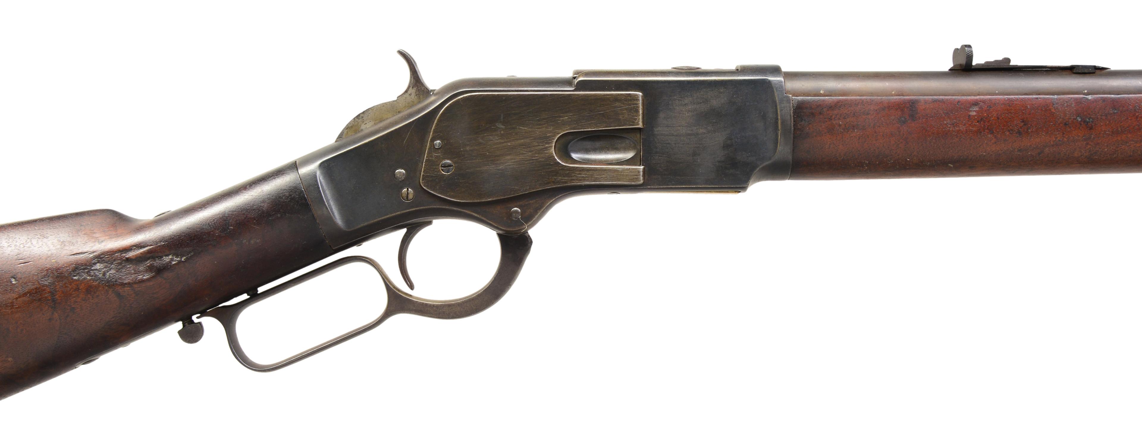 HISTORIC WINCHESTER 1873 LEVER ACTION RIFLE.