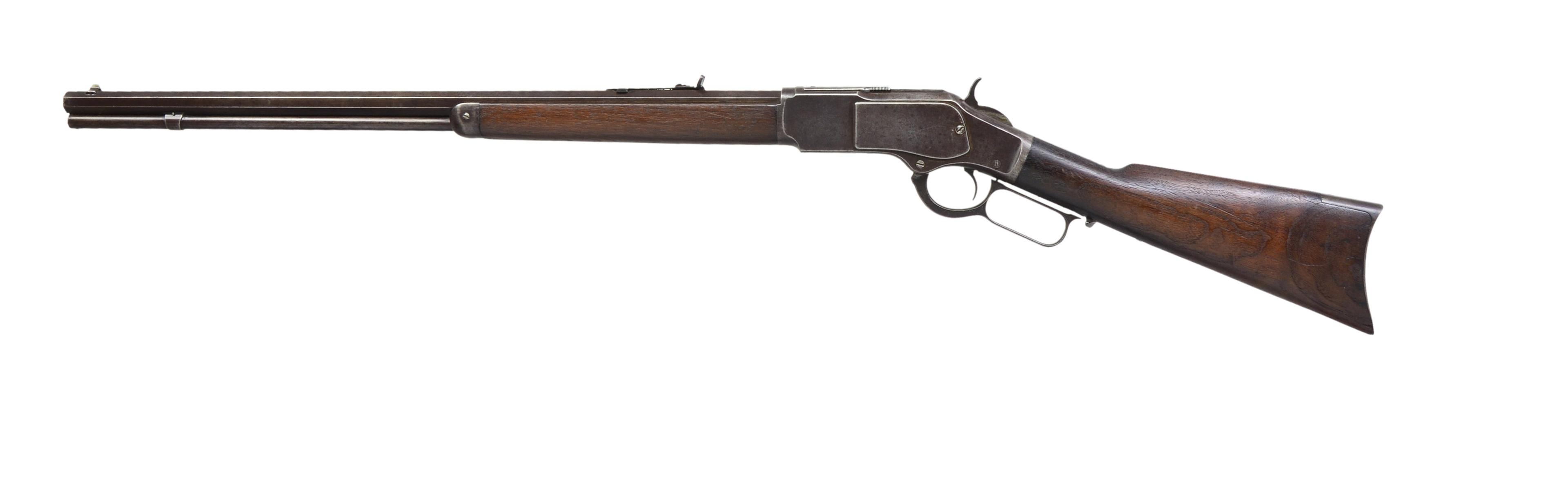 WINCHESTER 1873 THIRD MODEL LEVER ACTION RIFLE.