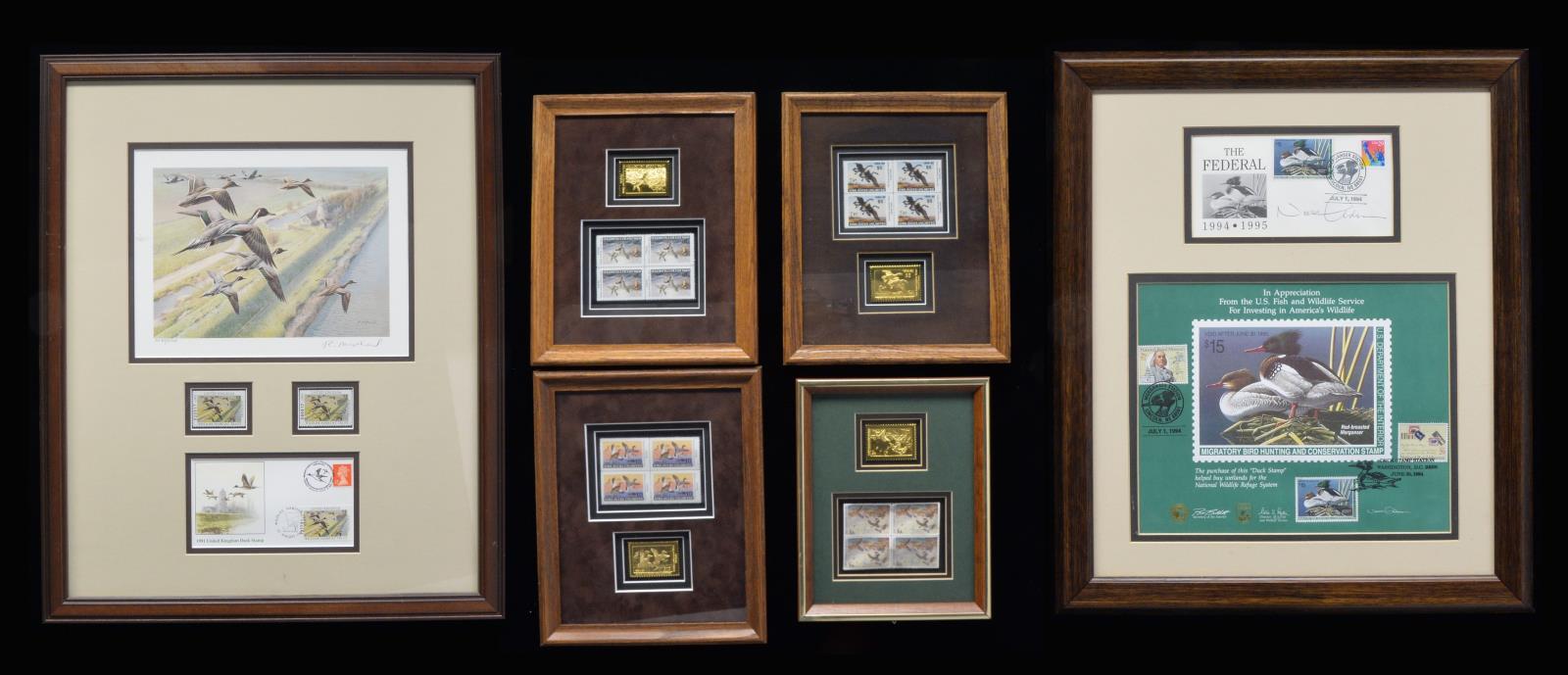 6 DUCKS UNLIMITED STAMP & STAMPSETS.