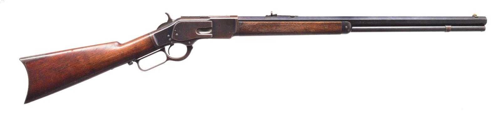 WINCHESTER 1873 SECOND MODEL LEVER ACTION RIFLE.
