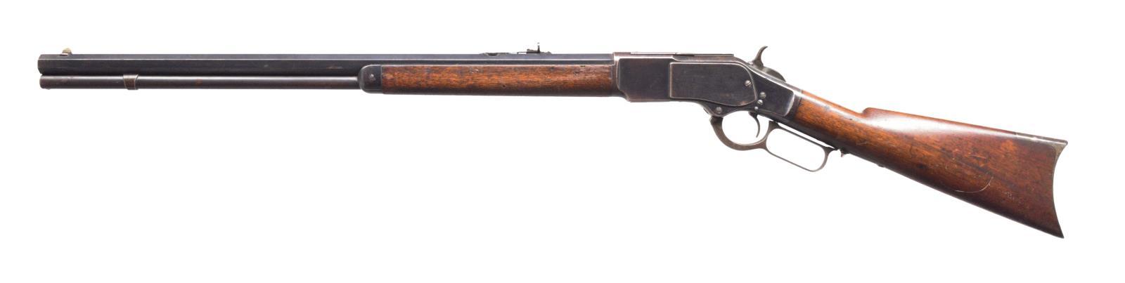 WINCHESTER 1873 SECOND MODEL LEVER ACTION RIFLE.