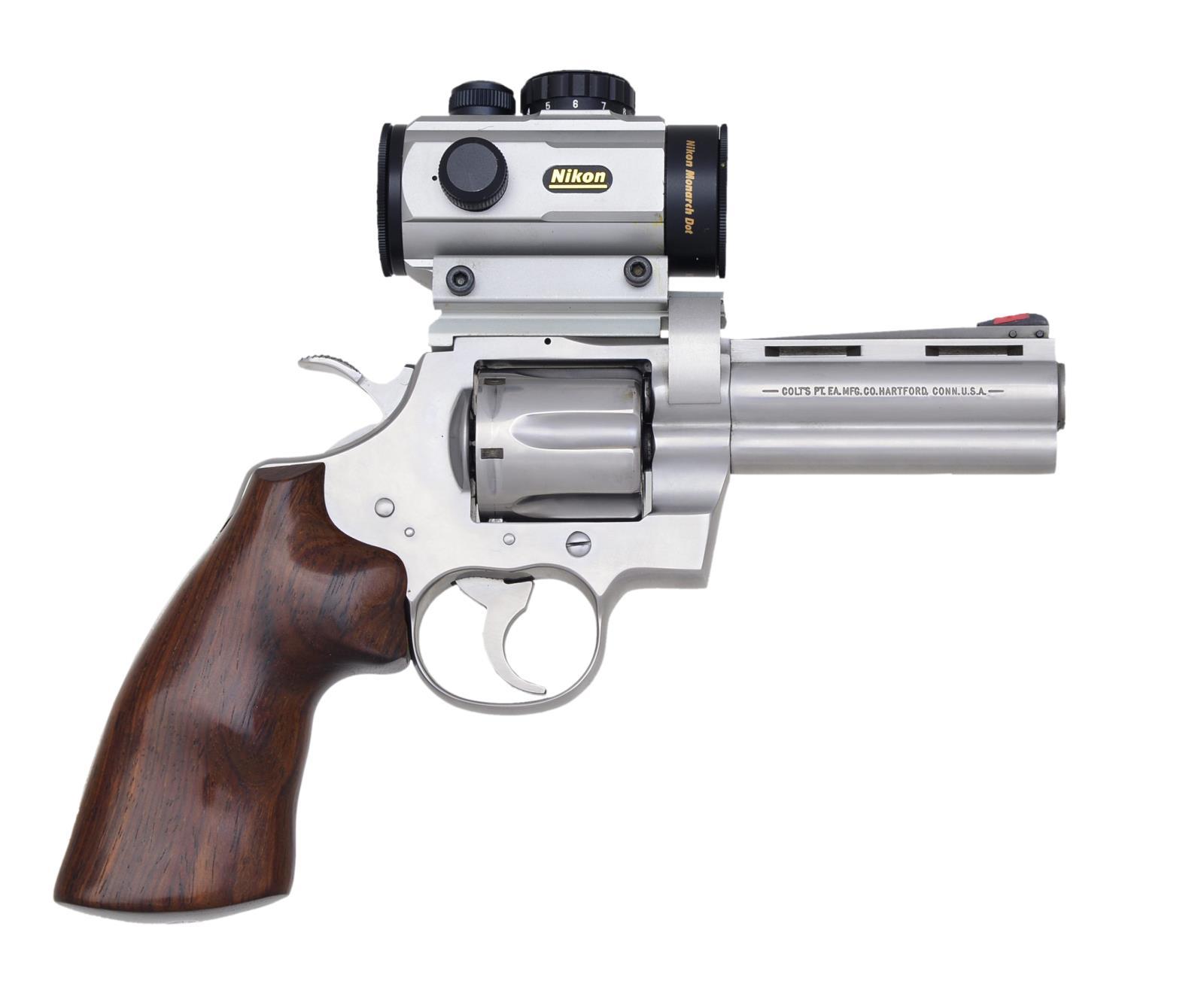 COLT PYTHON STAINLESS STEEL DA REVOLVER.