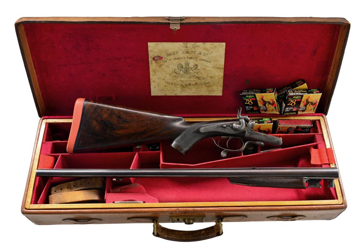 GOOD CONDITION JOHN RIGBY HAMMER DOUBLE RIFLE