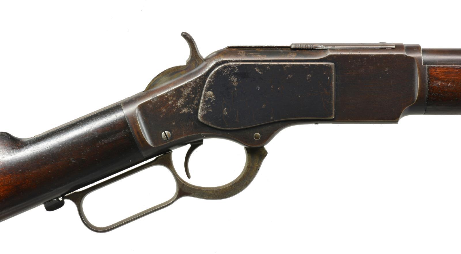 WINCHESTER 1873 THIRD MODEL LEVER ACTION RIFLE.