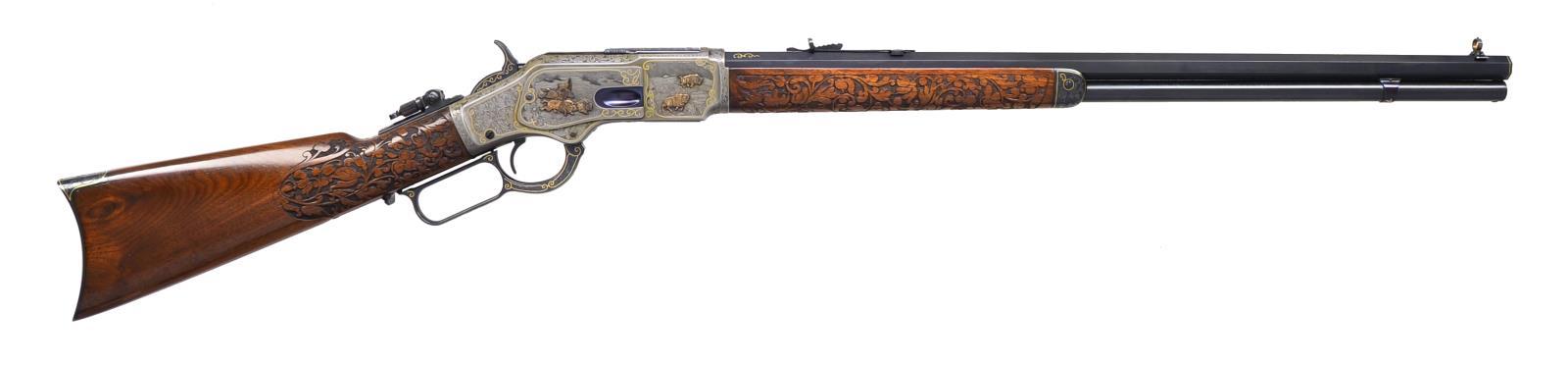 CUSTOM ENGRAVED WINCHESTER 1873 BY EMMA
