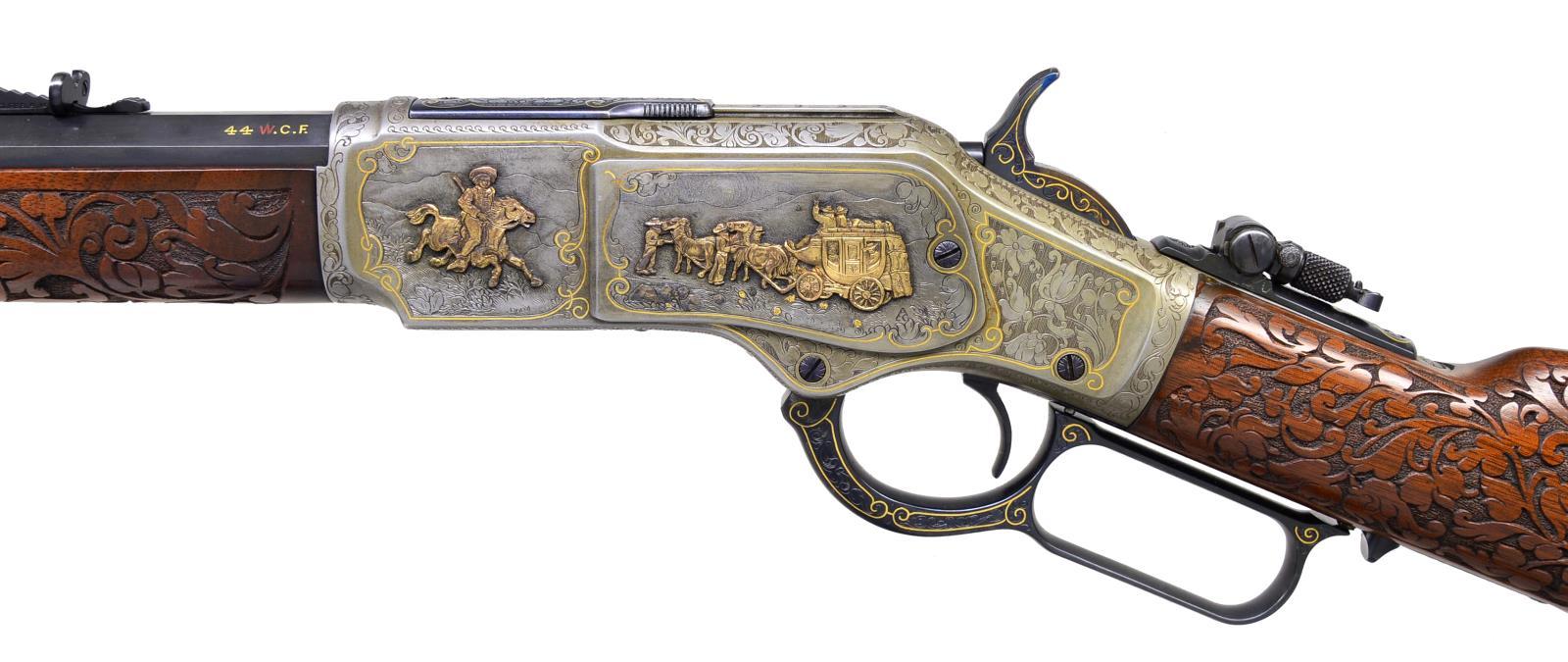 CUSTOM ENGRAVED WINCHESTER 1873 BY EMMA