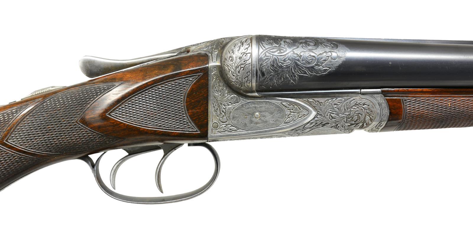 DESIRABLE A. H. FOX XE GRADE SXS SHOTGUN.