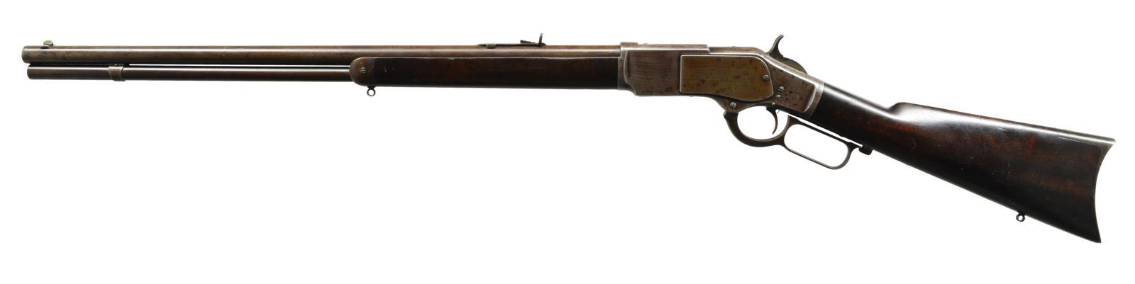 1ST MODEL 1873 WINCHESTER RIFLE.