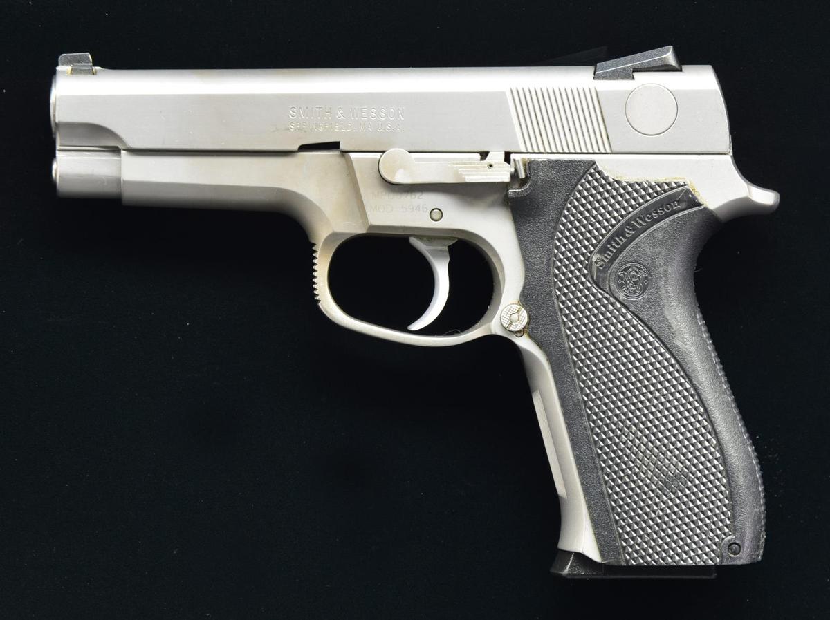 S&W POLICE DEPARTMENT MODEL 5946 SEMI-AUTO PISTOL.