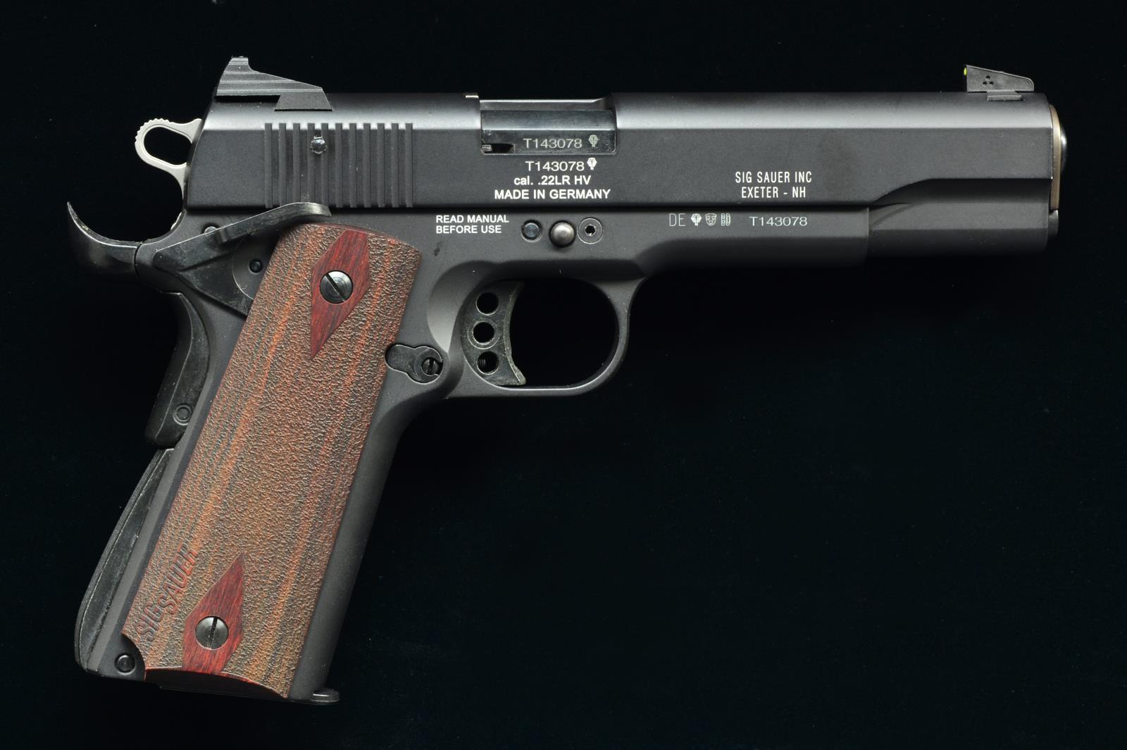 SIG SAUER MODEL 1911-22 SEMI-AUTO PISTOL.