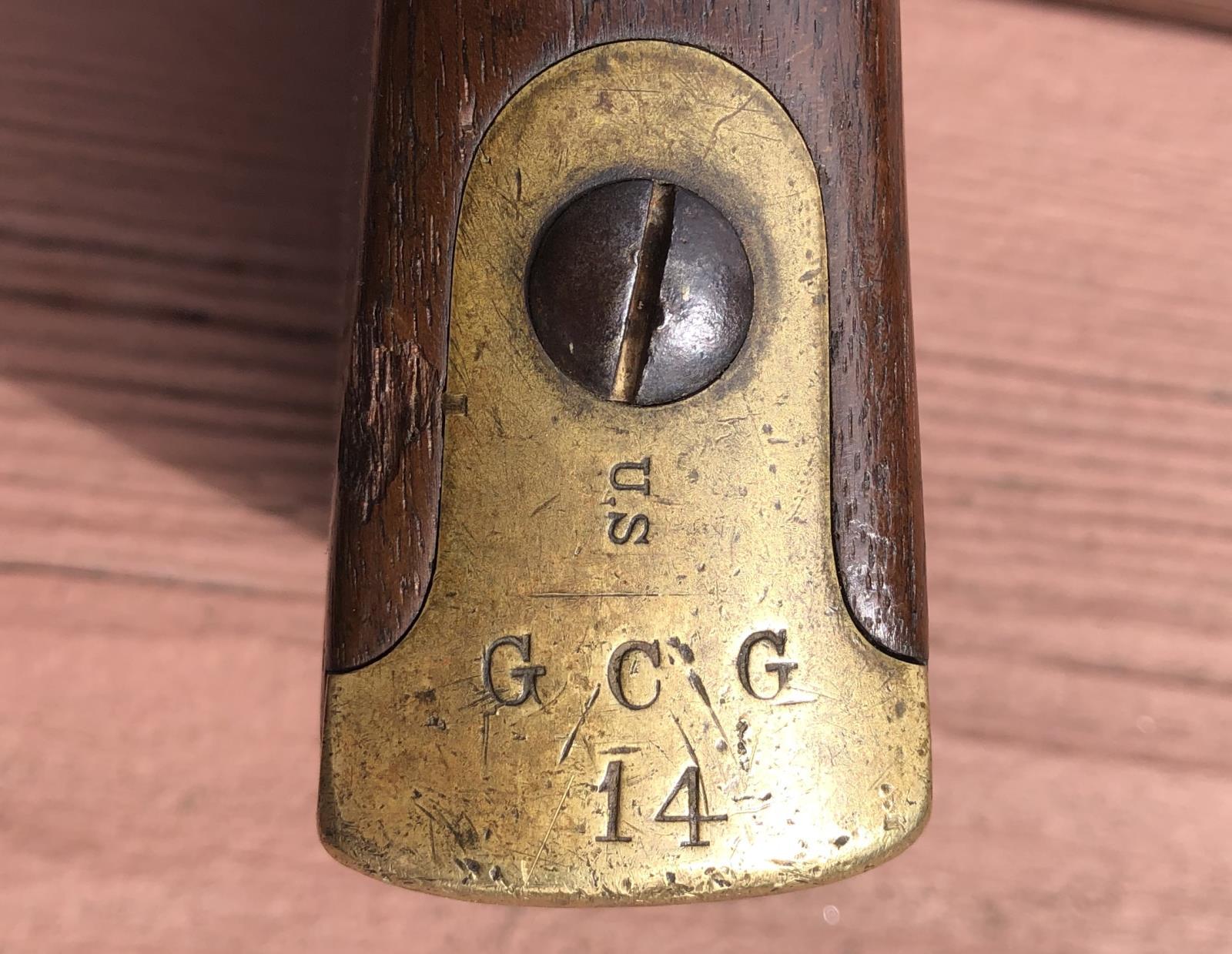 VERY RARE CONFEDERATE USED MISSISSIPPI RIFLE “GATE