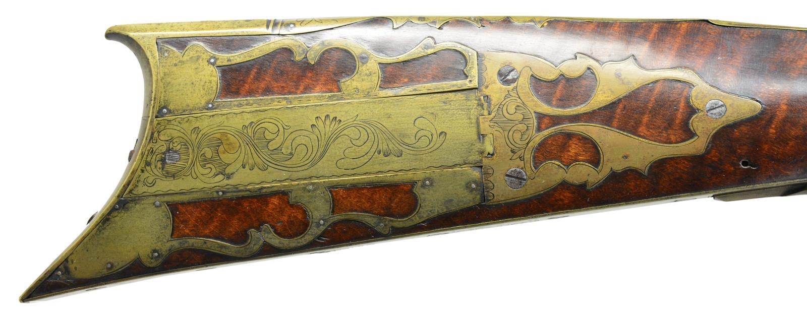 BEAUTIFULLY DECORATED CURLY MAPLE FLINTLOCK