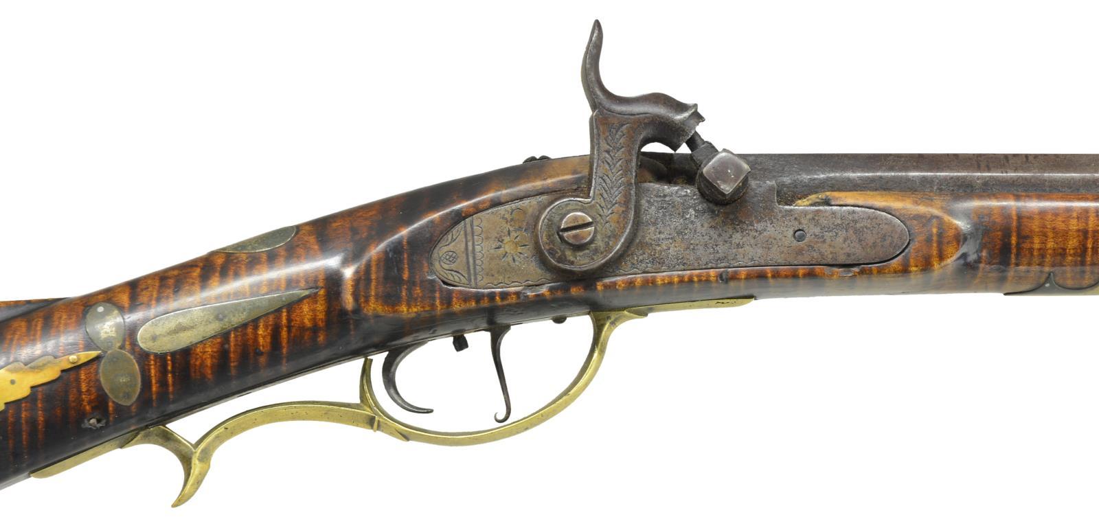 RARE JOE LONG KENTUCKY RIFLE REFERRED TO BY