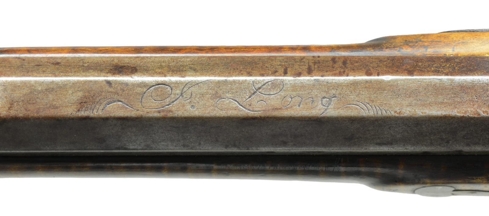 RARE JOE LONG KENTUCKY RIFLE REFERRED TO BY