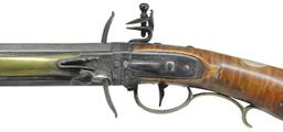 RARE OVER / UNDER SWIVEL BREECH FLINTLOCK