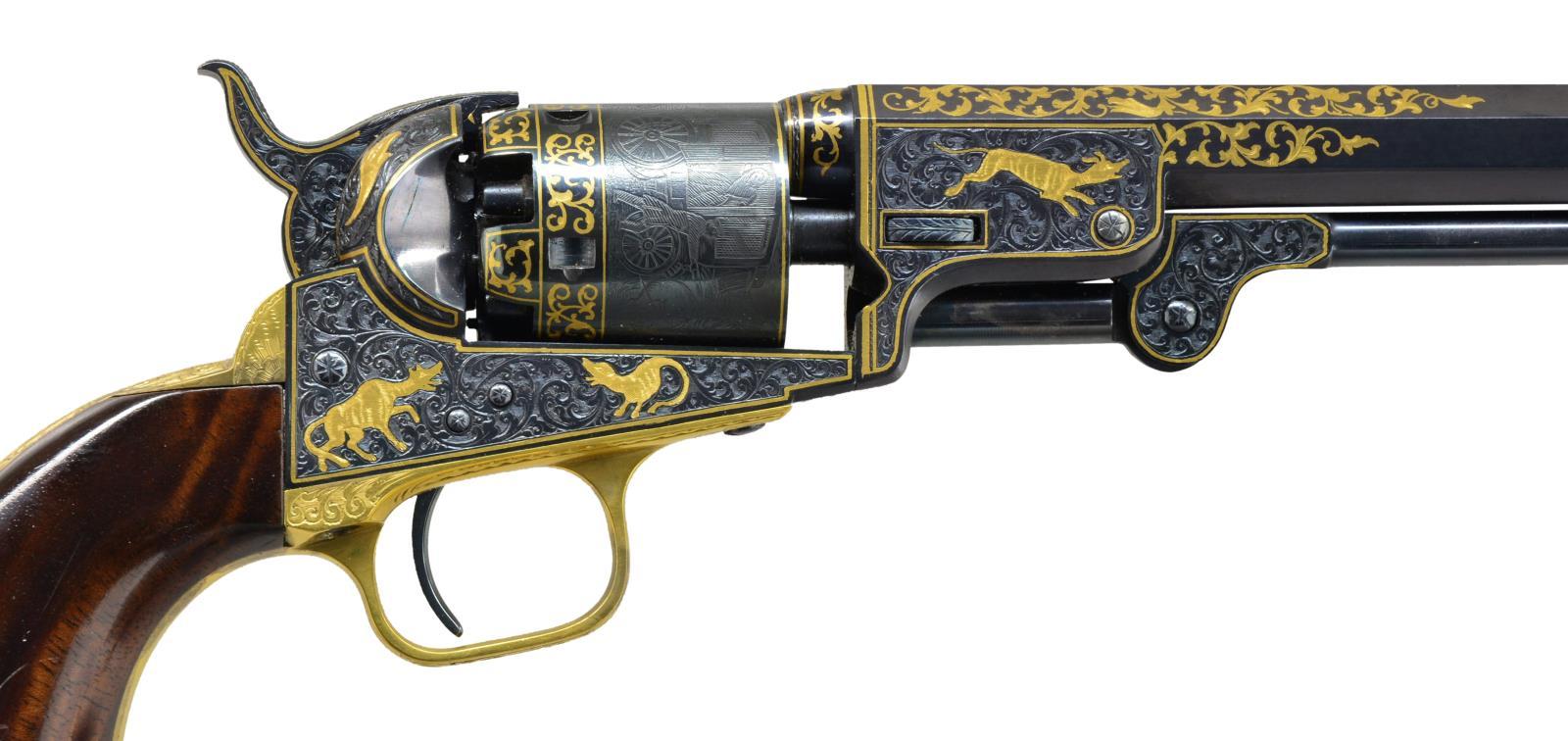 HORATIO ACEVEDO GOLD INSET AND ENGRAVED COLT MODEL