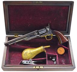 NICELY RESTORED EARLY COLT 1860 FLUTED ARMY 3