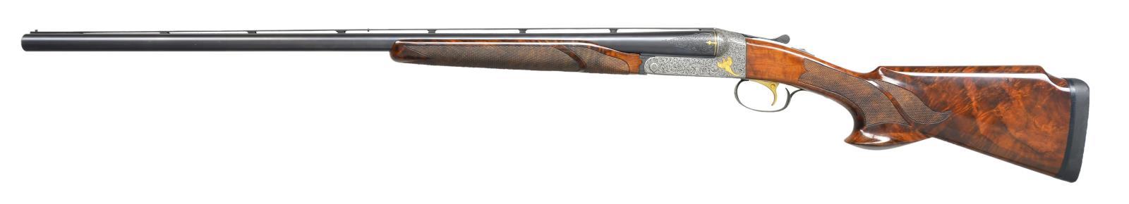 CECIL MILLS CUSTOM ENGRAVED WINCHESTER MODEL 21