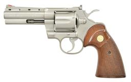 COLT PYTHON ELECTROLESS NICKEL DA REVOLVER.