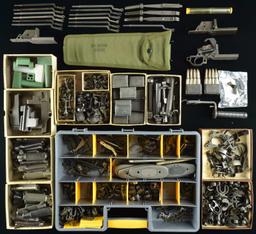 VERY LARGE GROUPING OF M-1 GARAND PARTS AND