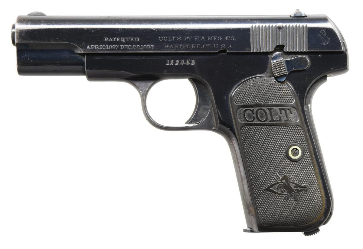 COLT MODEL 1903 SEMI-AUTOMATIC PISTOL.