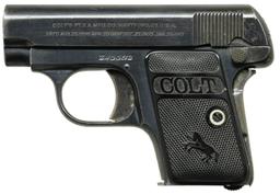 COLT 1908 VEST POCKET SEMI AUTO PISTOL.