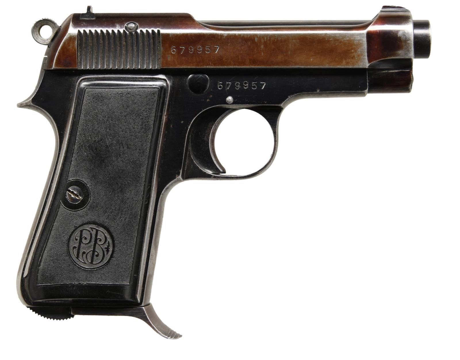 WWII ITALIAN ARMY BERETTA 1934 SEMI AUTO PISTOL.