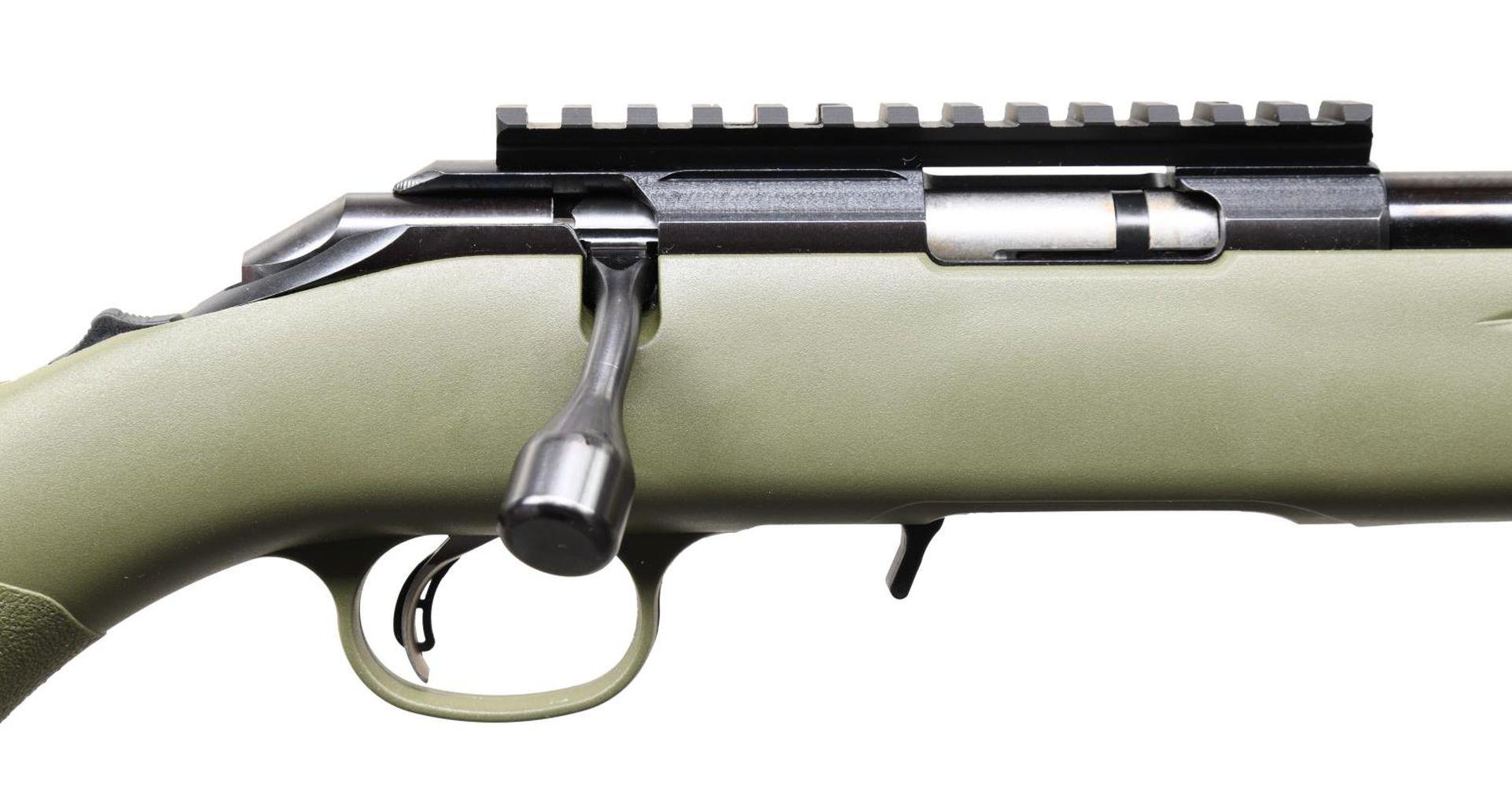 RUGER 22 LR AMERICAN RIMFIRE BOLT ACTION RIFLE.