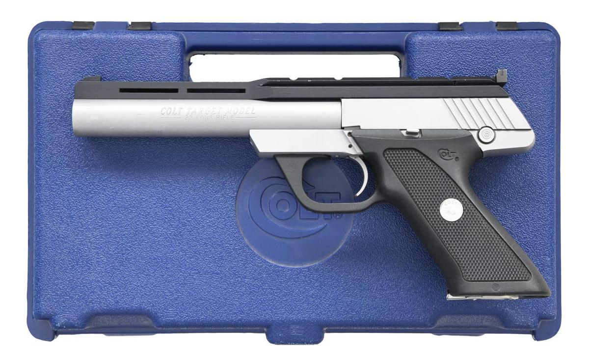 COLT TARGET MODEL SEMI AUTO PISTOL.