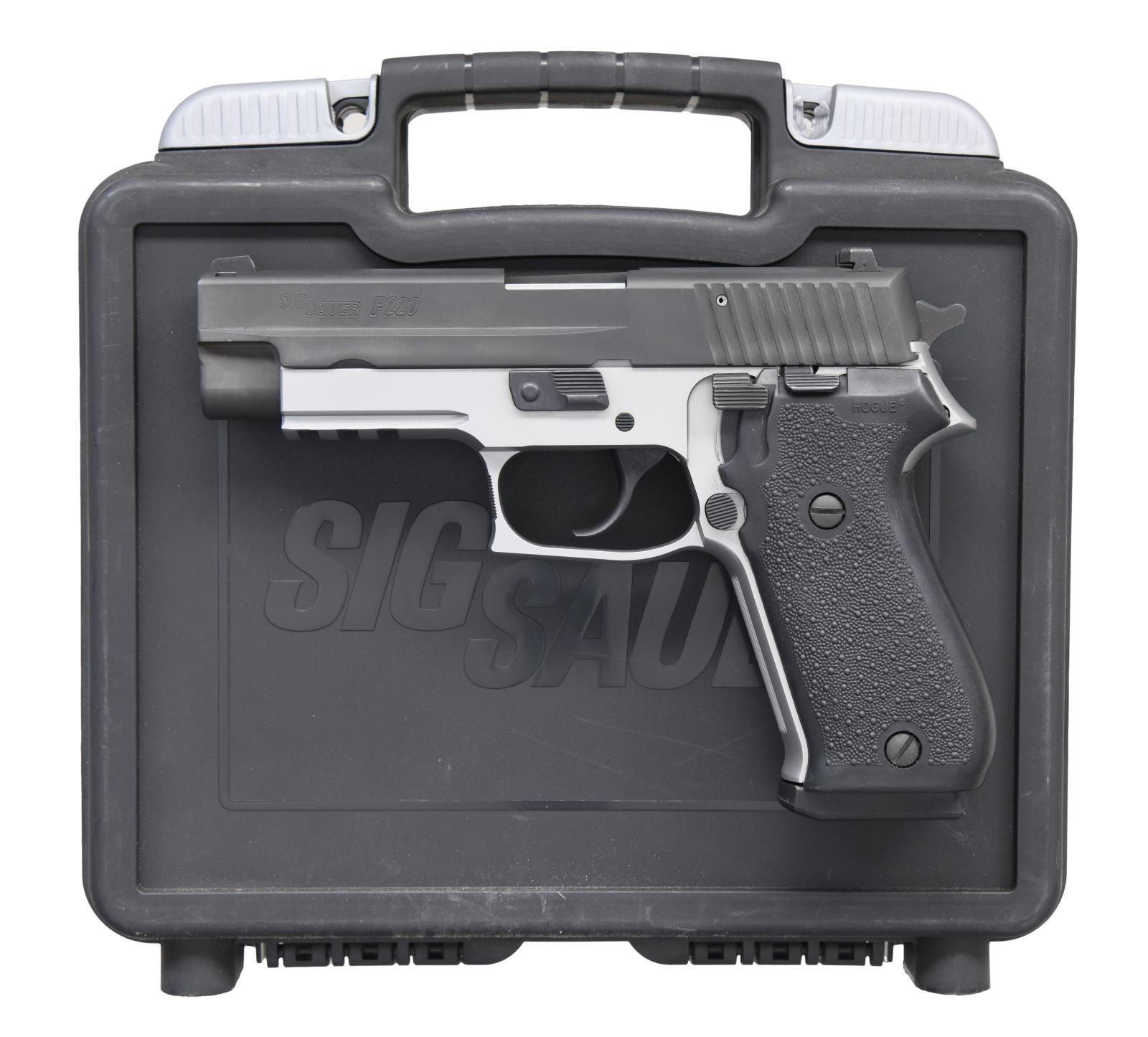 SIG P220R SEMI AUTO PISTOL.