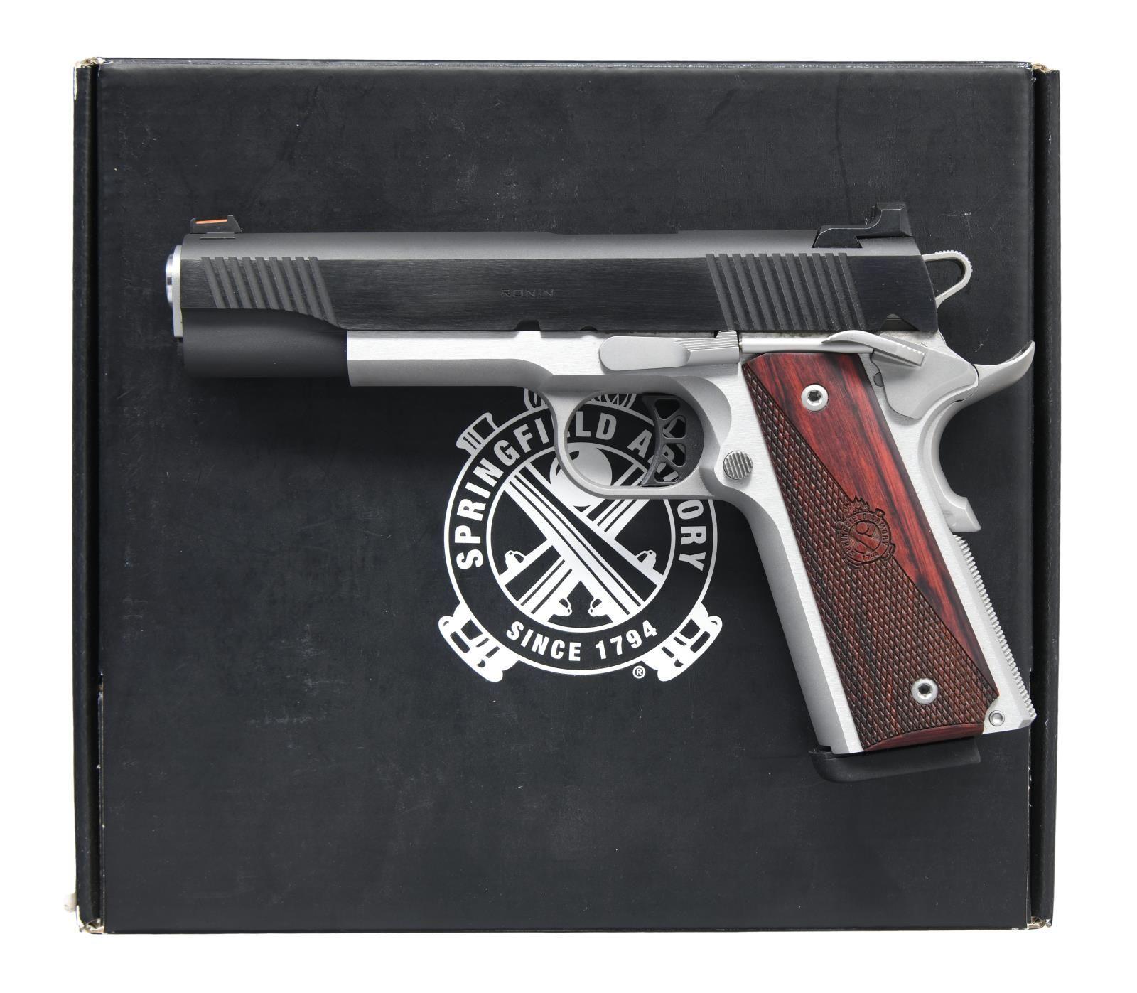 SPRINGFIELD ARMORY RONIN 1911 SEMI AUTO PISTOL.