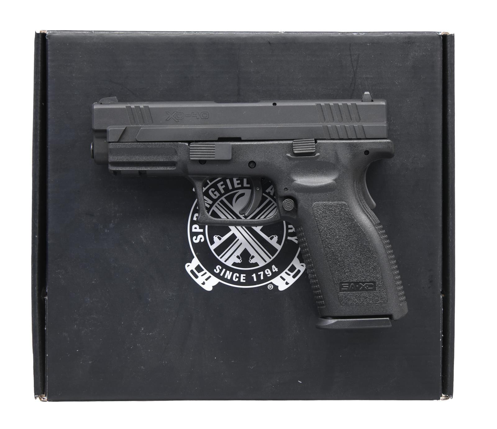 SPRINGFIELD XD SEMI AUTO PISTOL.