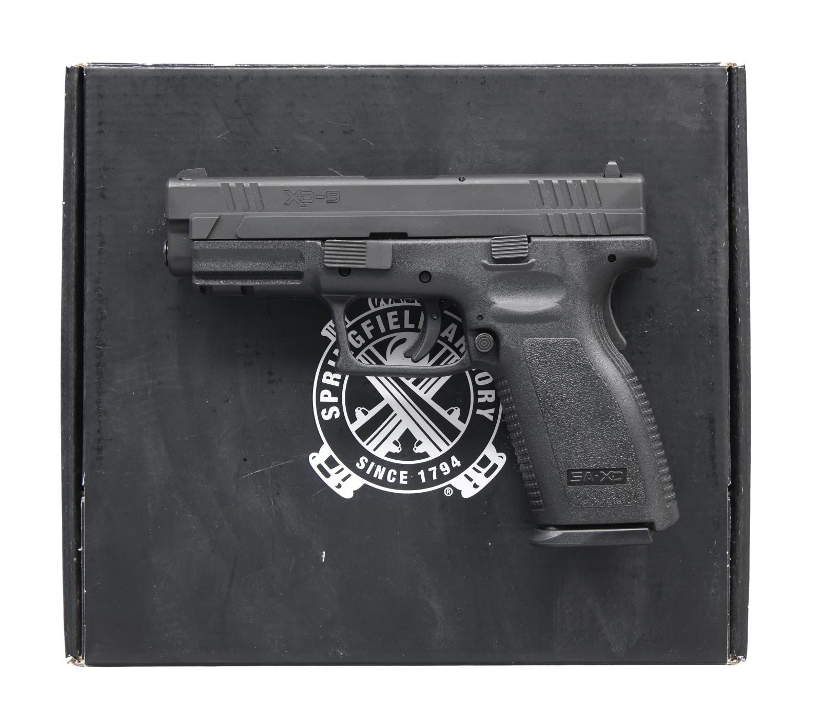 SPRINGFIELD XD9 SEMI AUTO PISTOL.