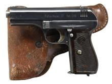 WWII GERMAN CZ 27 SEMI AUTO PISTOL.